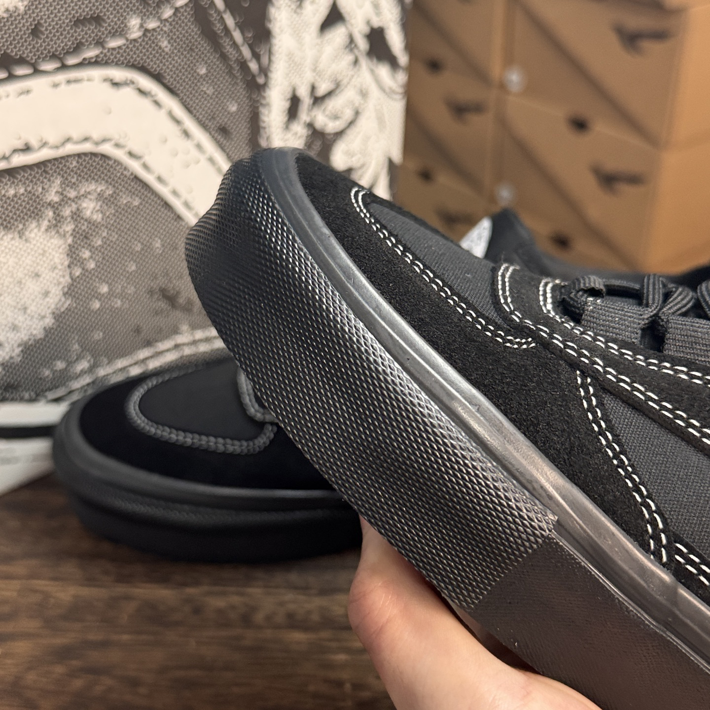 Vans Safe Low Skate Shoes Black