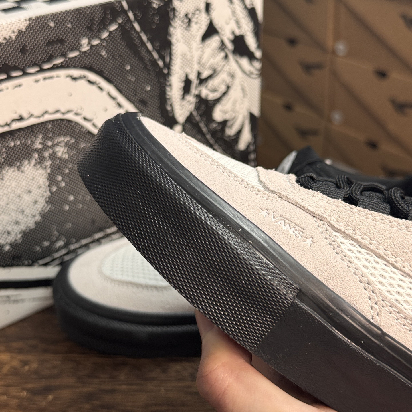 Vans Atiba Jefferson Skate Safe Low Sneakers White/Black