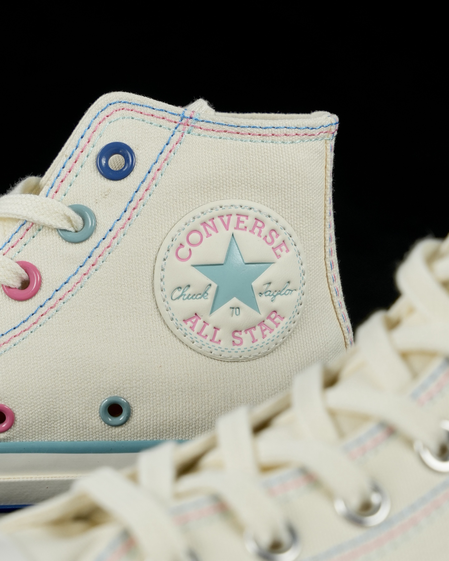 Converse Chuck 70 Star Stitch Hi-Top Multicolor