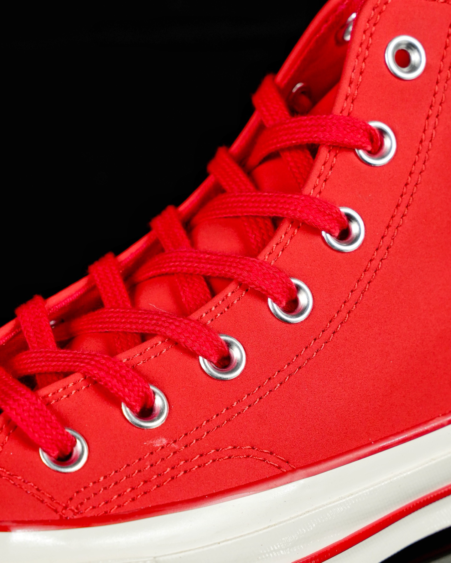 Converse Chuck 70 Christmas Suede High Tops Red