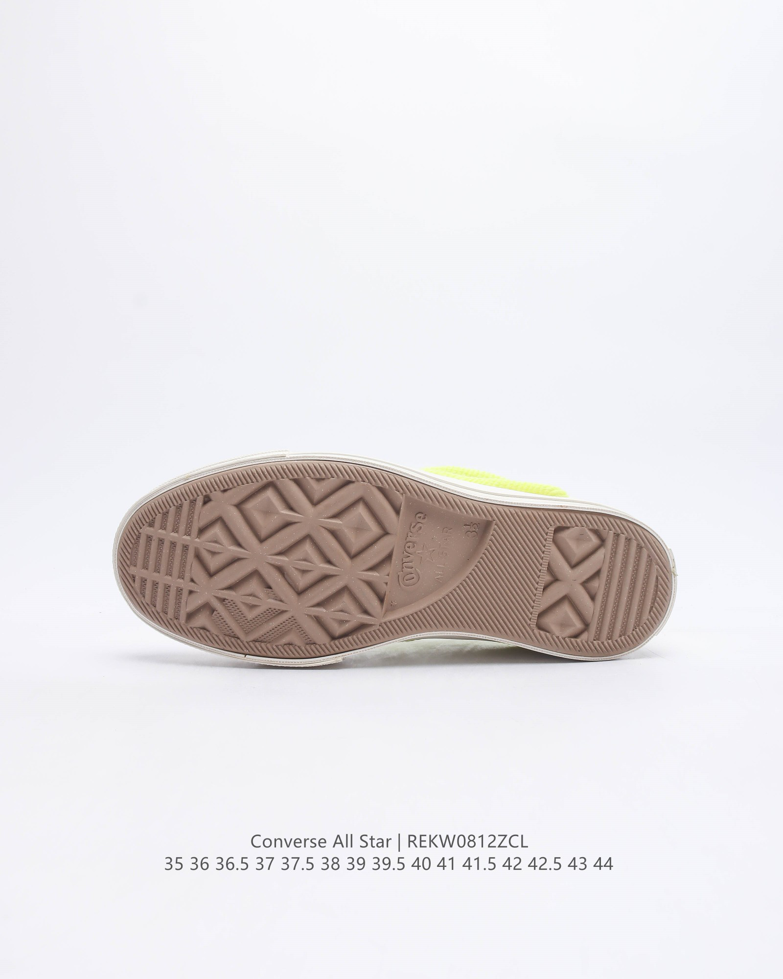 Converse Run Star Canvas Sneakers Off-White/Neon Yellow