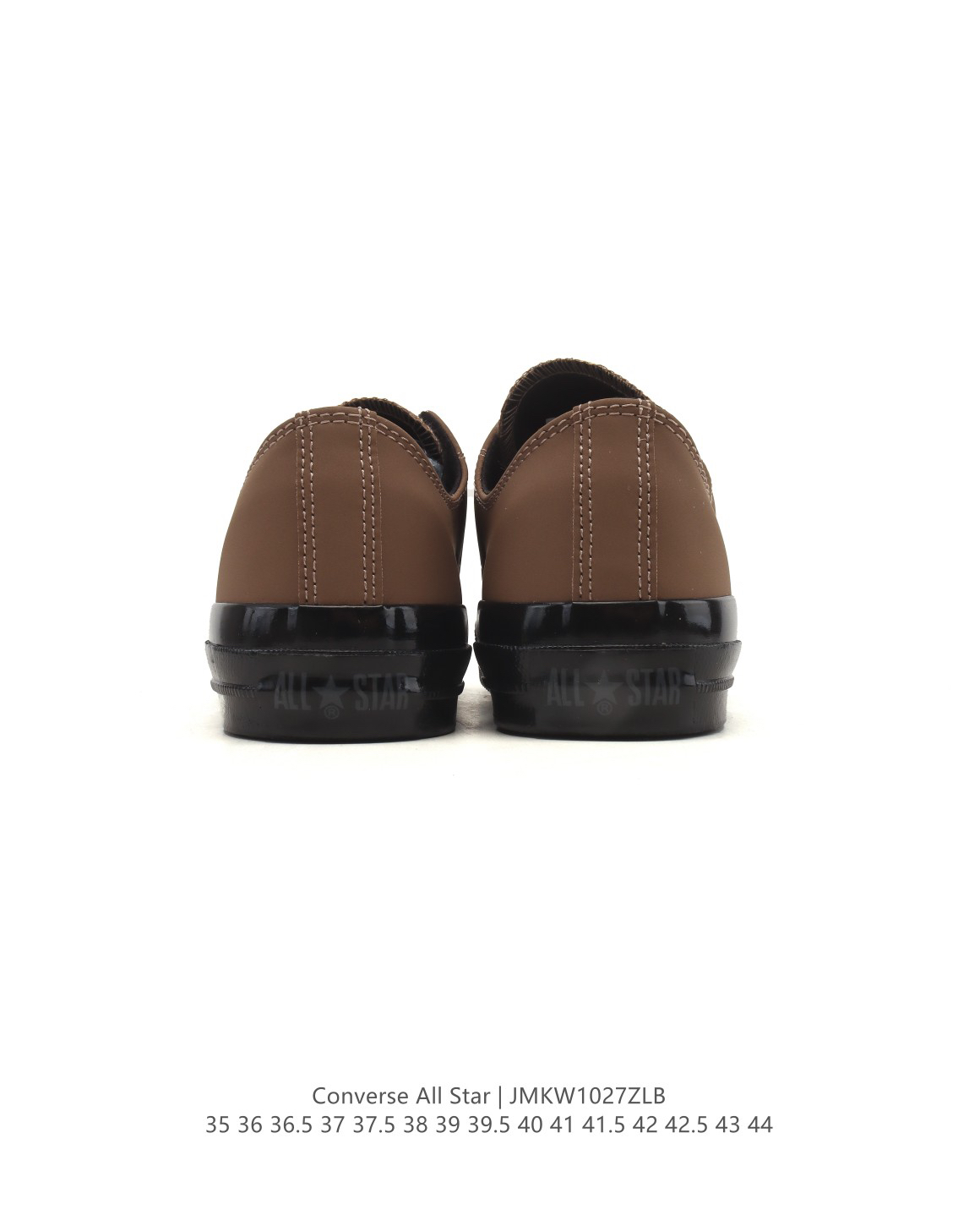 Converse All Star Low-Top Leather Sneakers Brown
