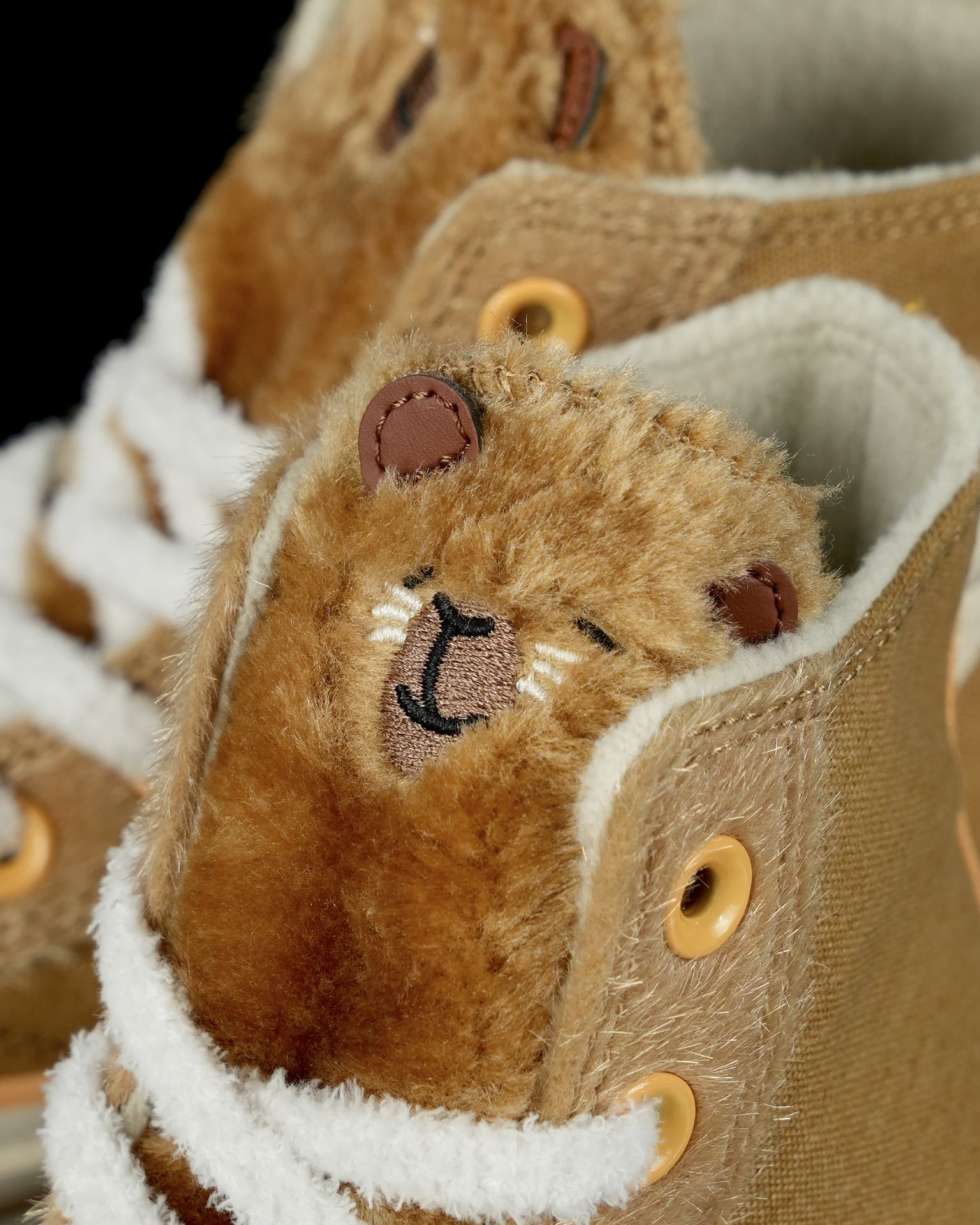 Converse Chuck 70 Furry Animal High-Top Sneakers Khaki