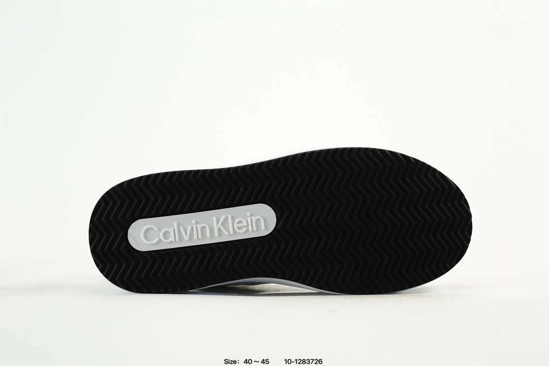 Calvin Klein Jeans Low-Top Lace-Up Sneakers White