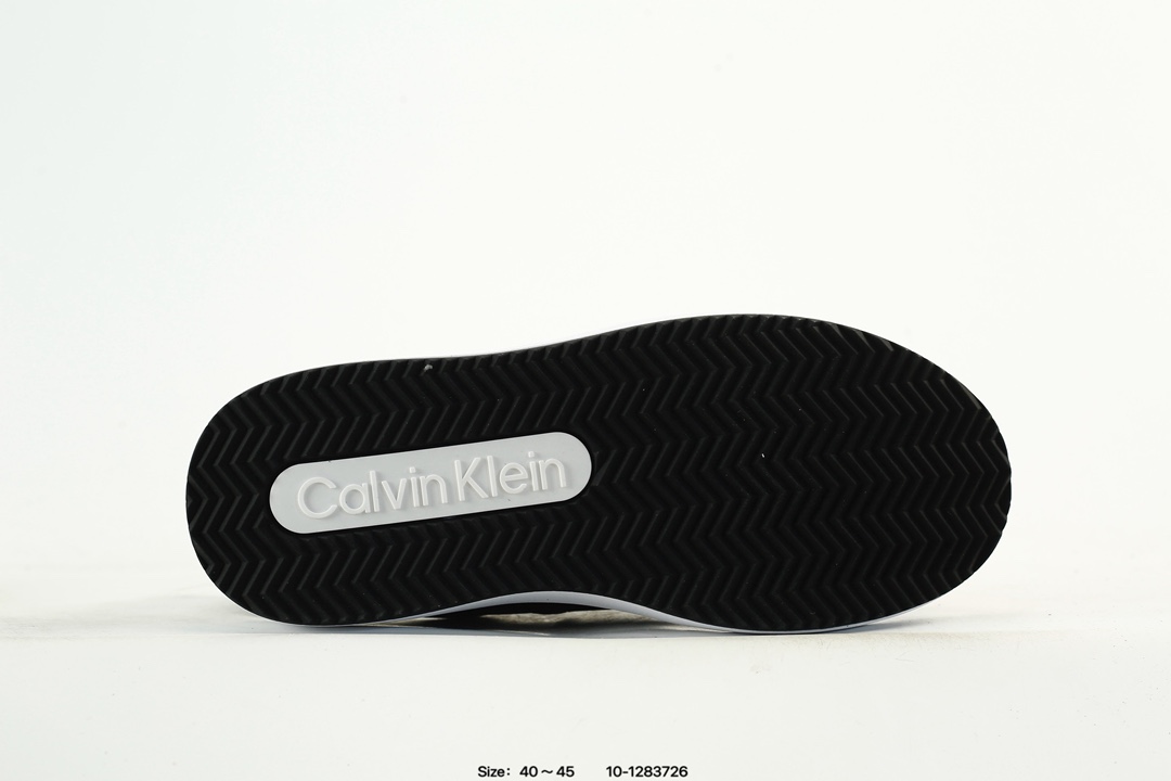 Calvin Klein Jeans Low-Top Platform Sneakers Black/White