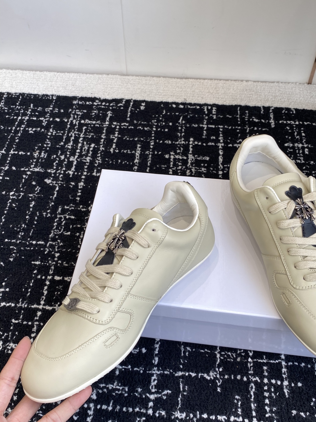 Other Retro Trainer Sneakers Beige