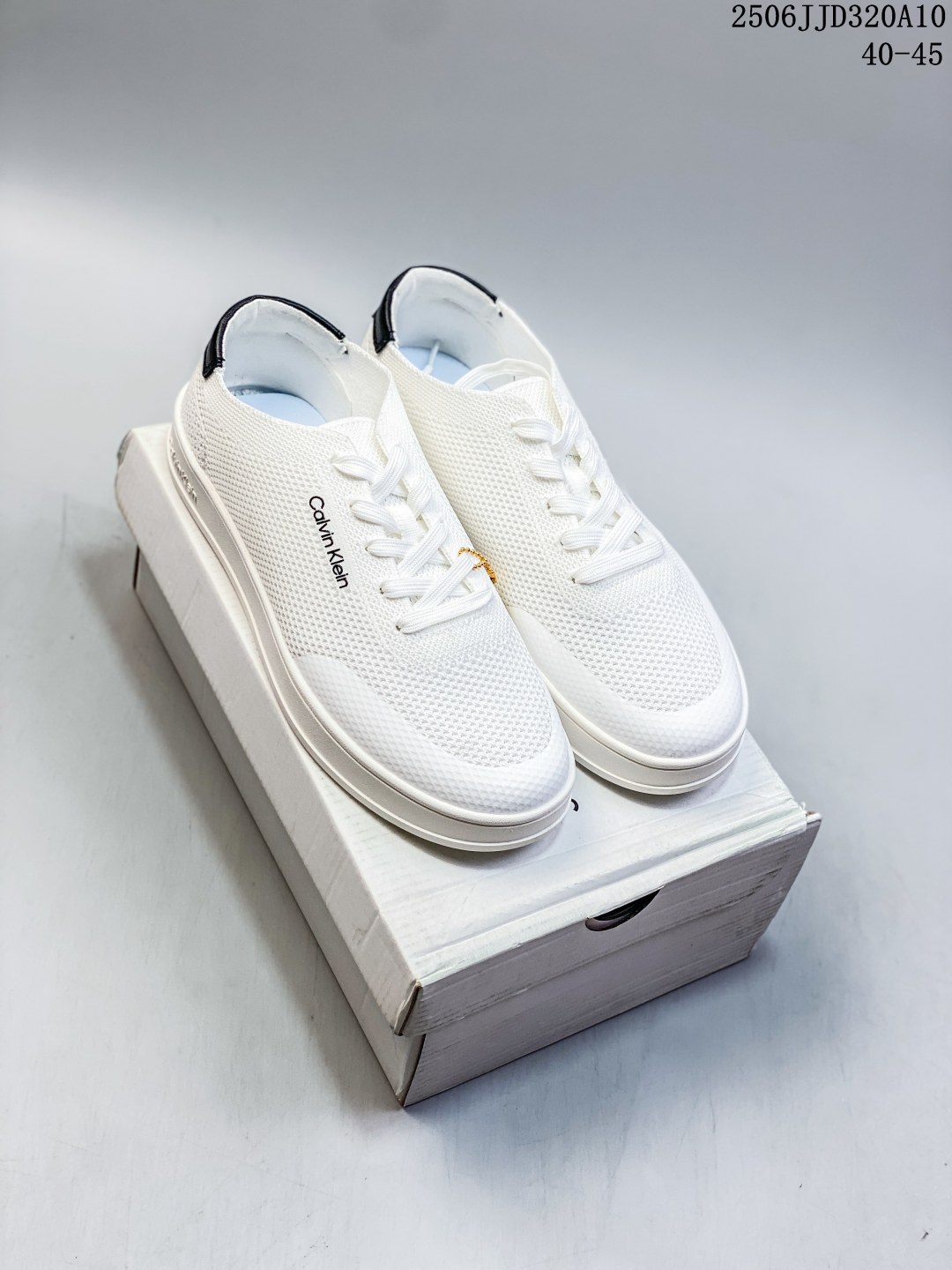Calvin Klein Mesh Low-Top Sneakers White