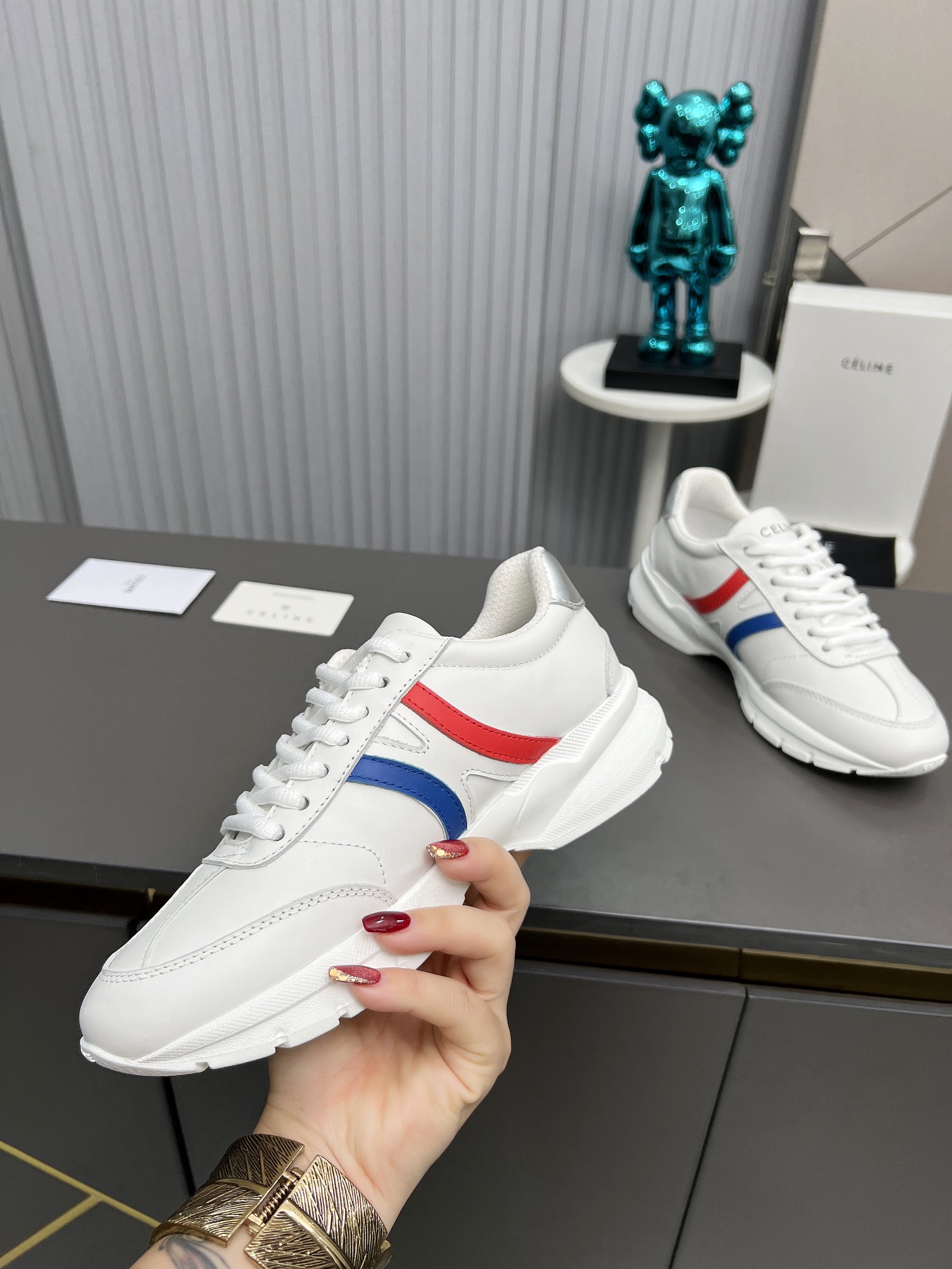 Celine Chunky Dad Sneakers Multicolor