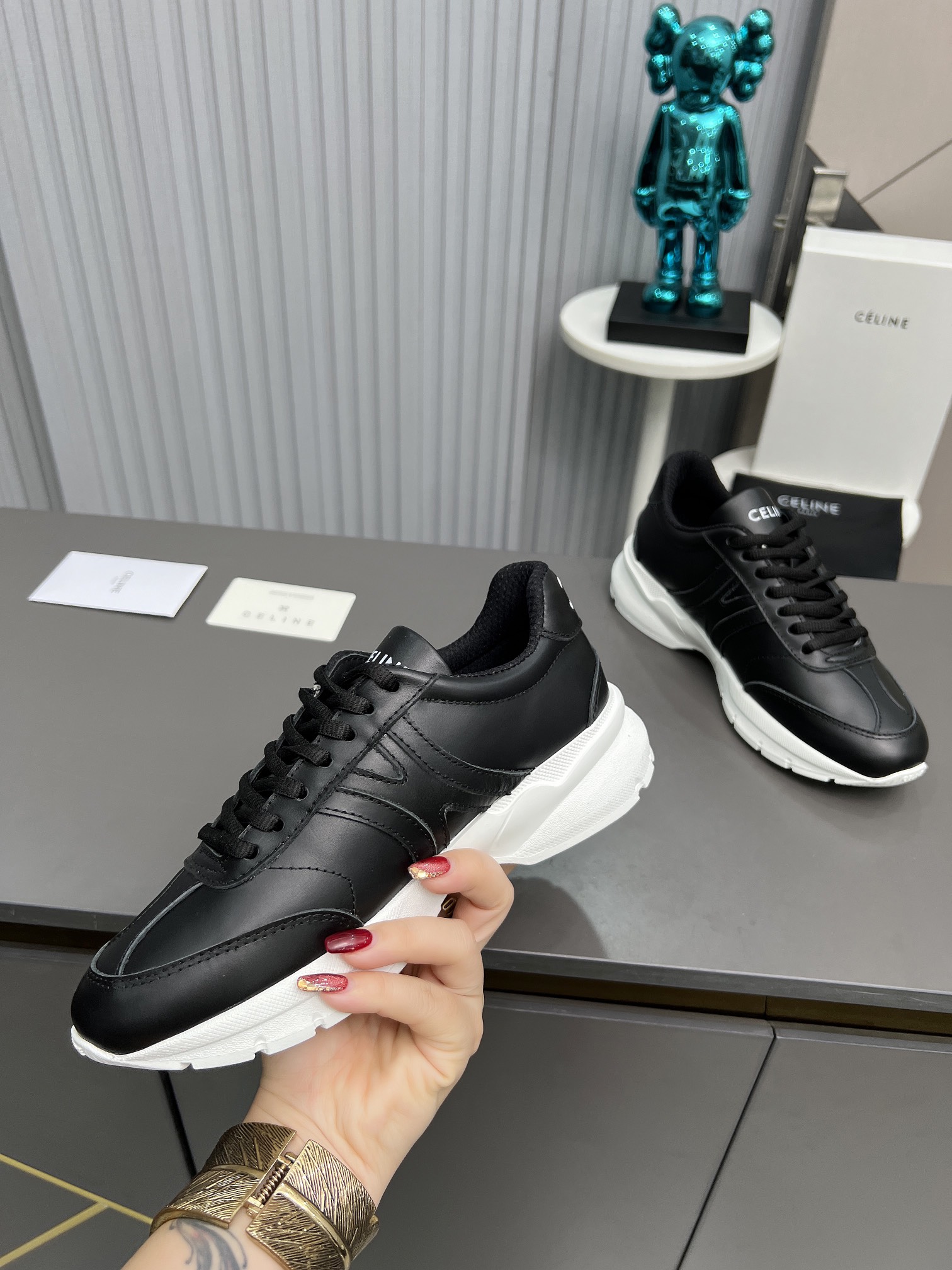Celine CR-01 Dad Sneakers Black