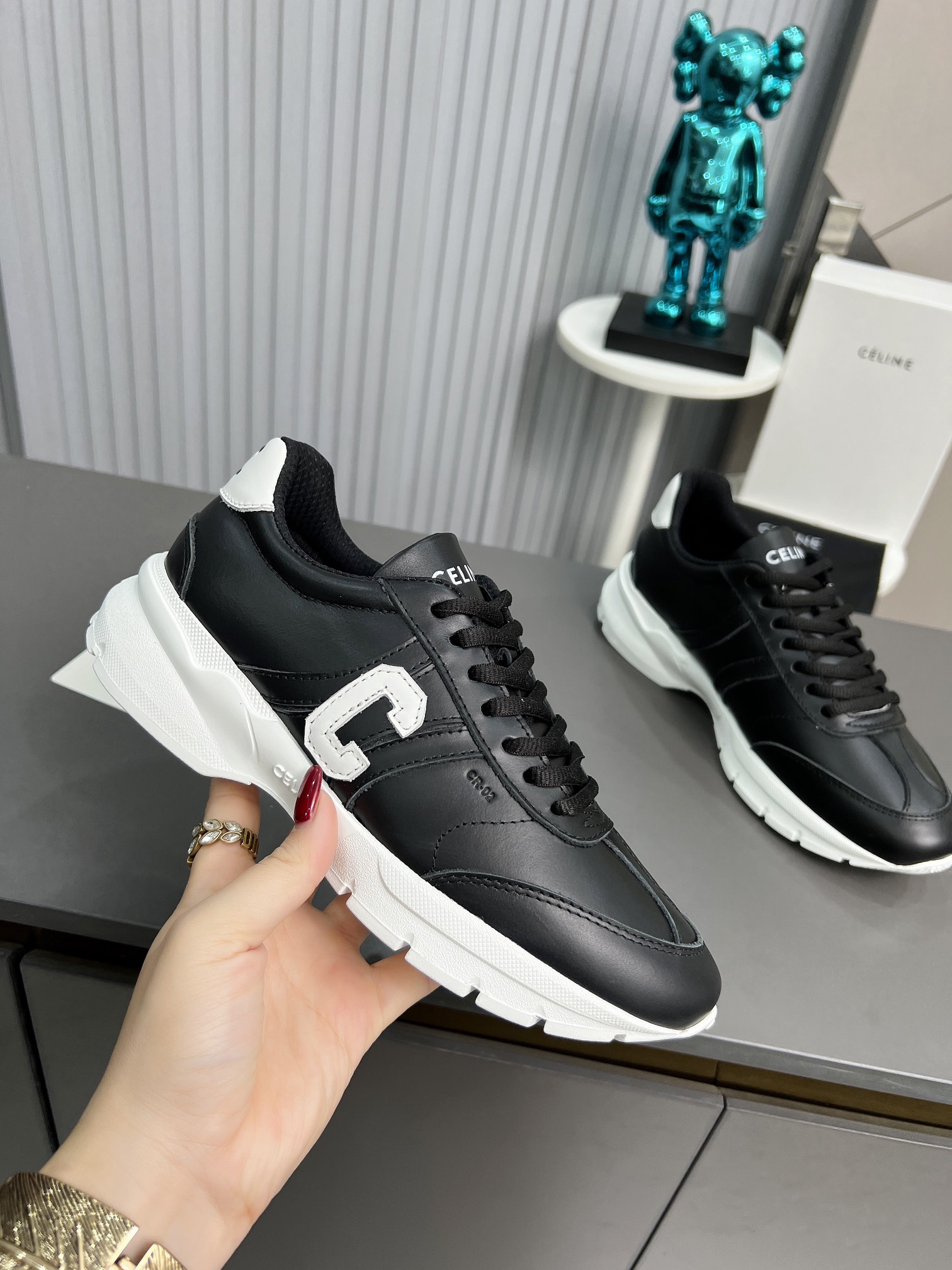 Celine Chunky Dad Sneakers Black