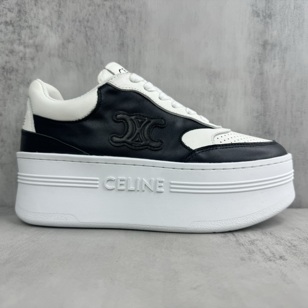 Celine Platform Sneakers White/Black