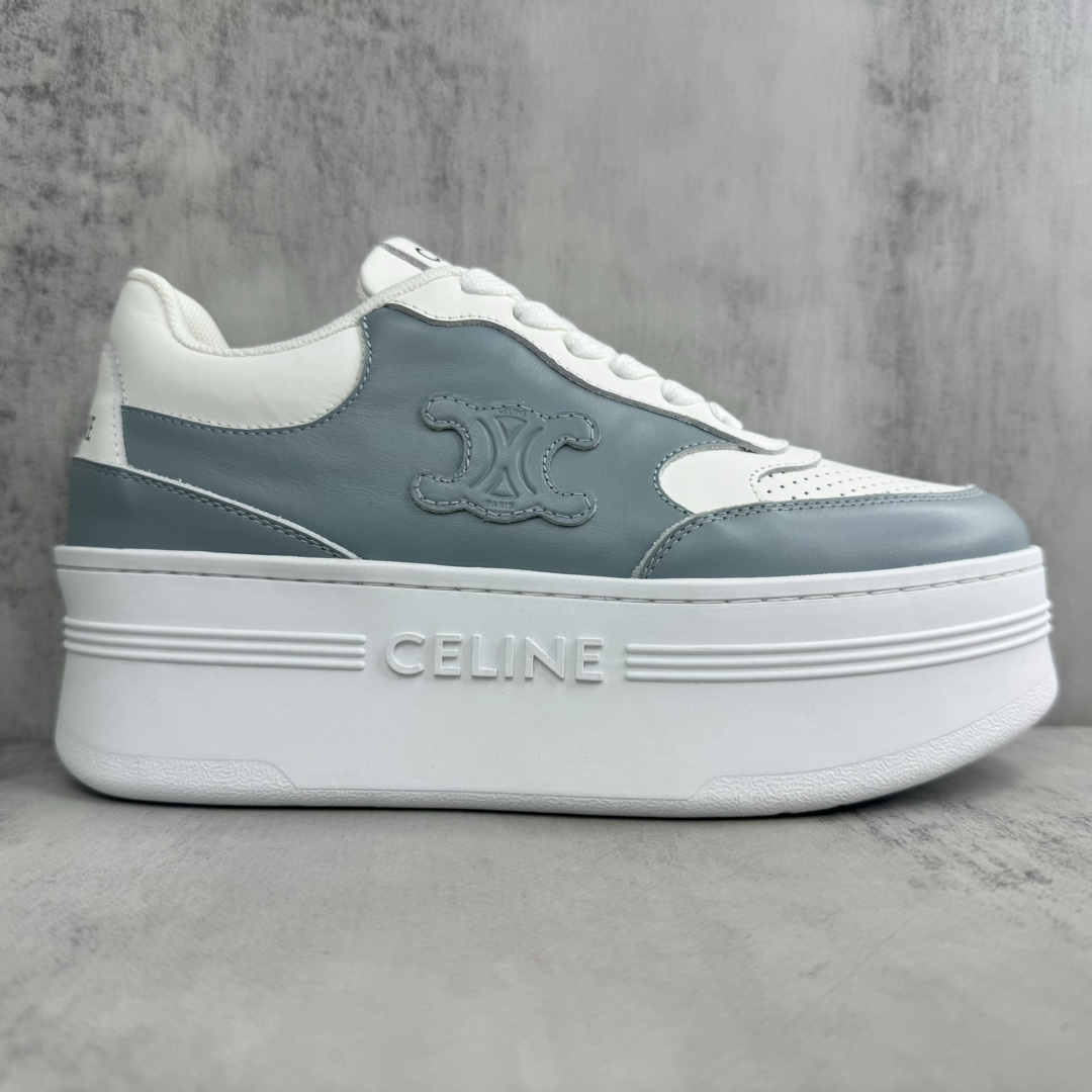 CELINE Platform Sneakers Blue/White