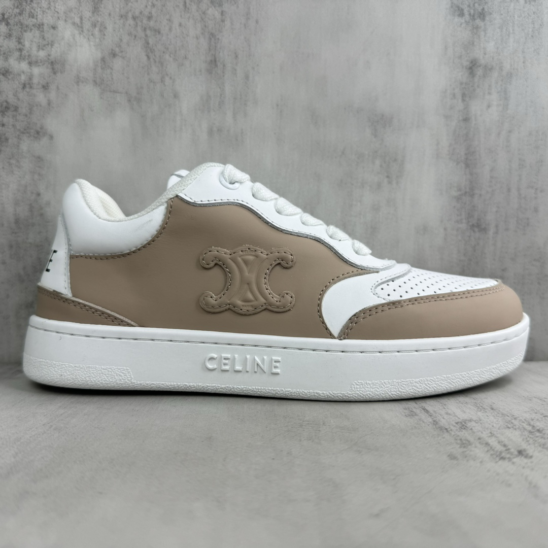 Celine Runner Low Sneakers White/Taupe