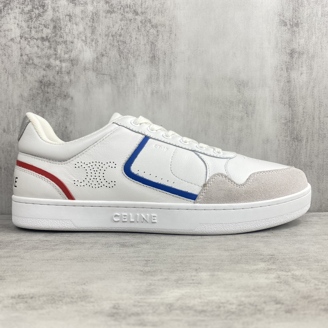 Celine CT-10 Low Sneakers White