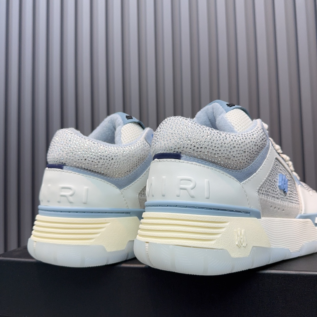 Amiri Crystal Low Sneakers Blue