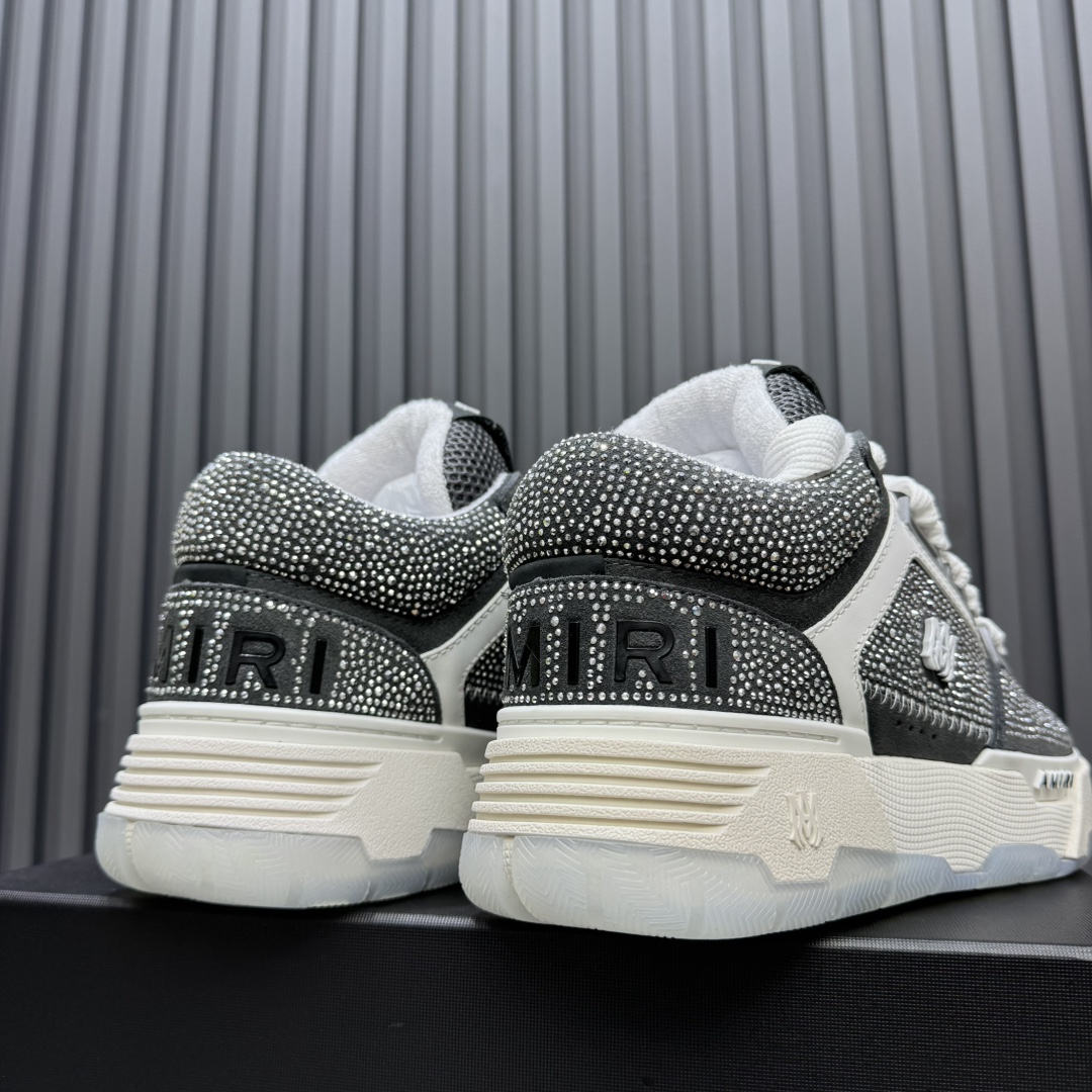 AMIRI Crystal Low-Top Sneakers Grey