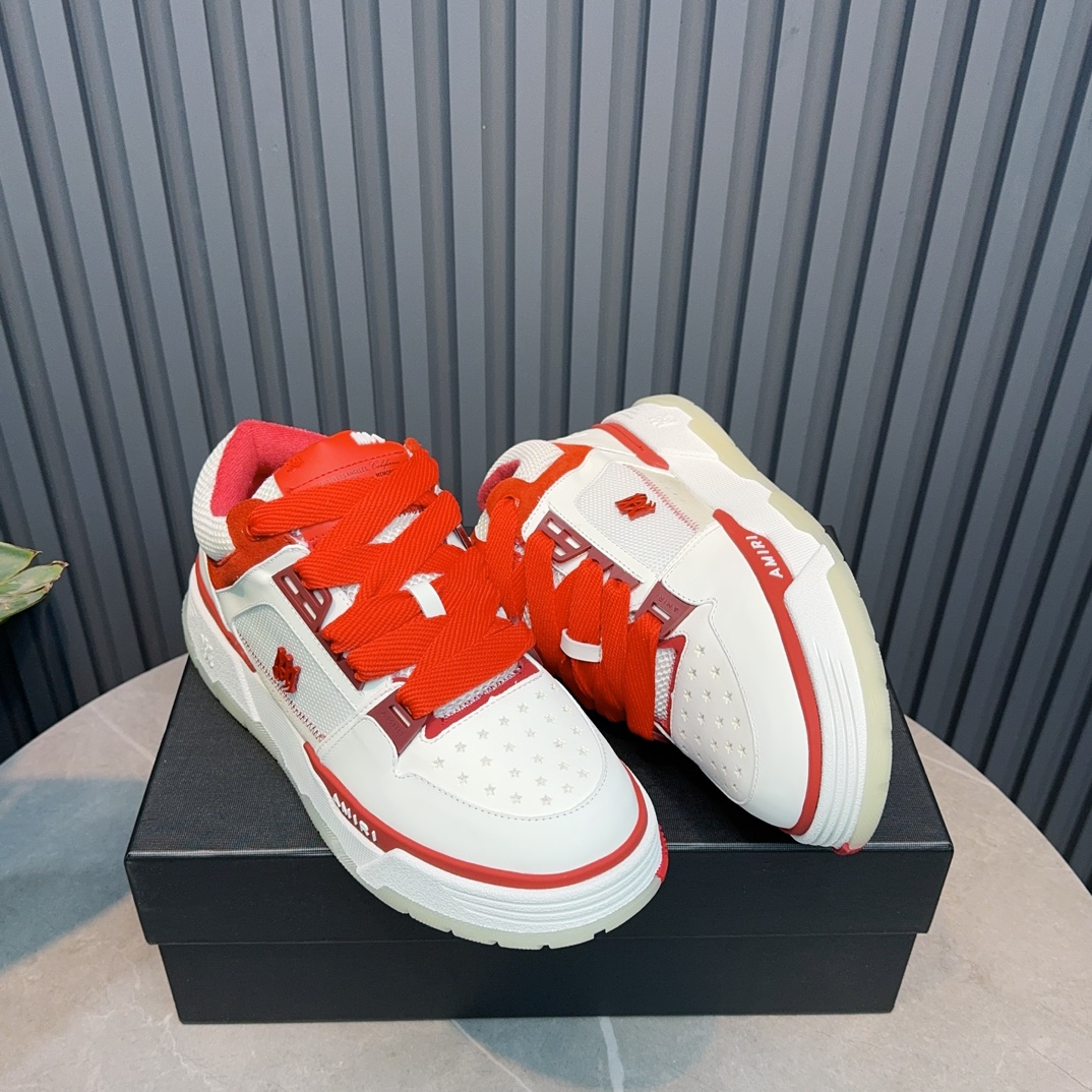 AMIRI Low-Top Sneaker Red/White