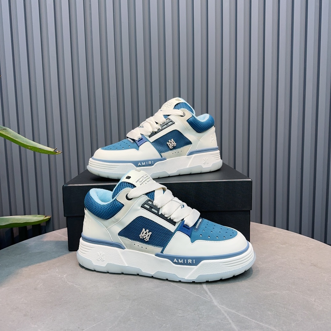 AMIRI Low-Top Sneakers Blue White