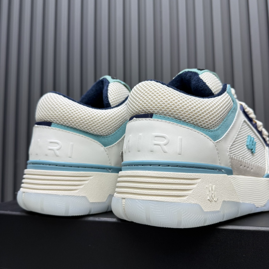 AMIRI Low-Top Sneakers White Blue