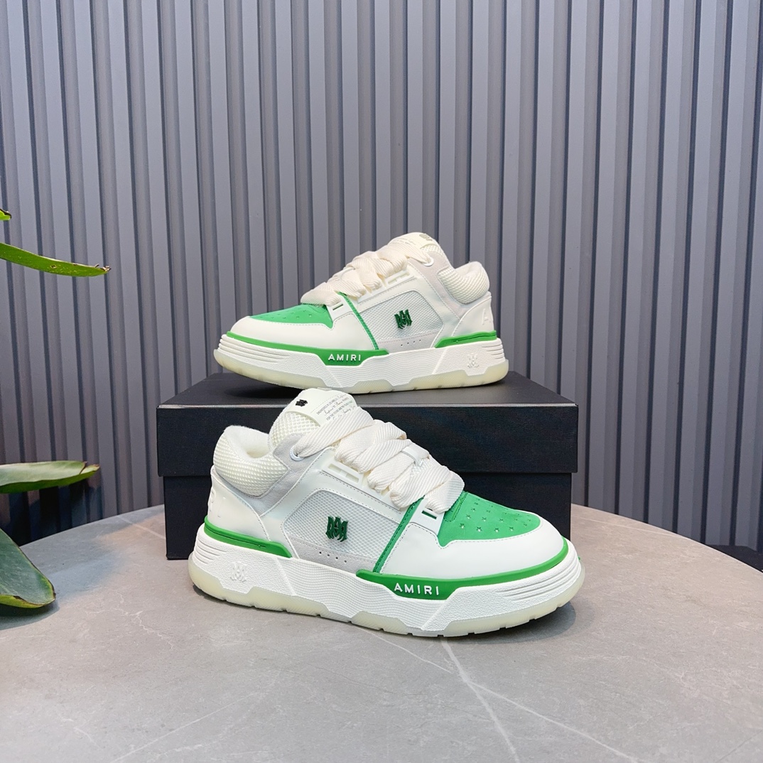 AMIRI Low-Top Sneakers White/Green