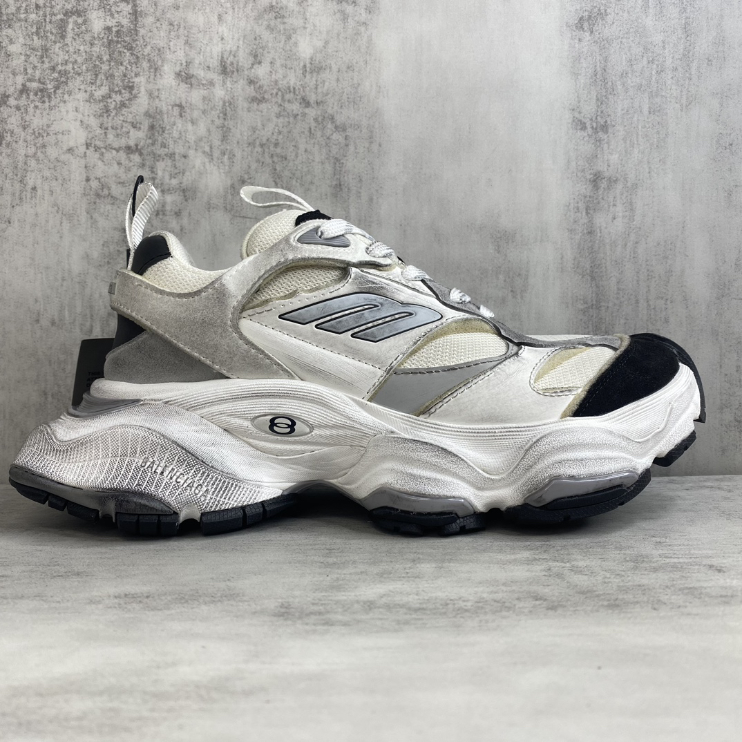 Balenciaga Cargo Runner Sneakers White