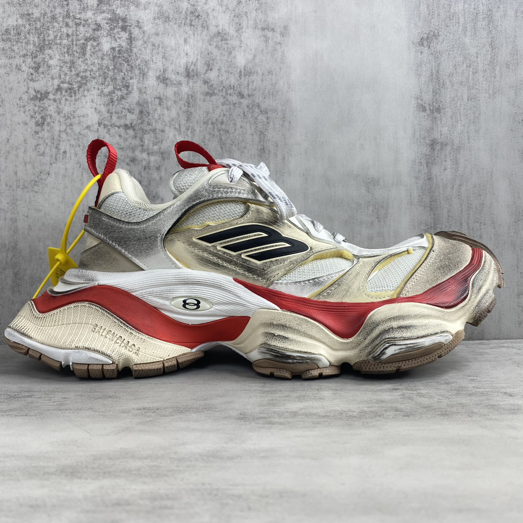 Balenciaga Cargo Sneaker White Red