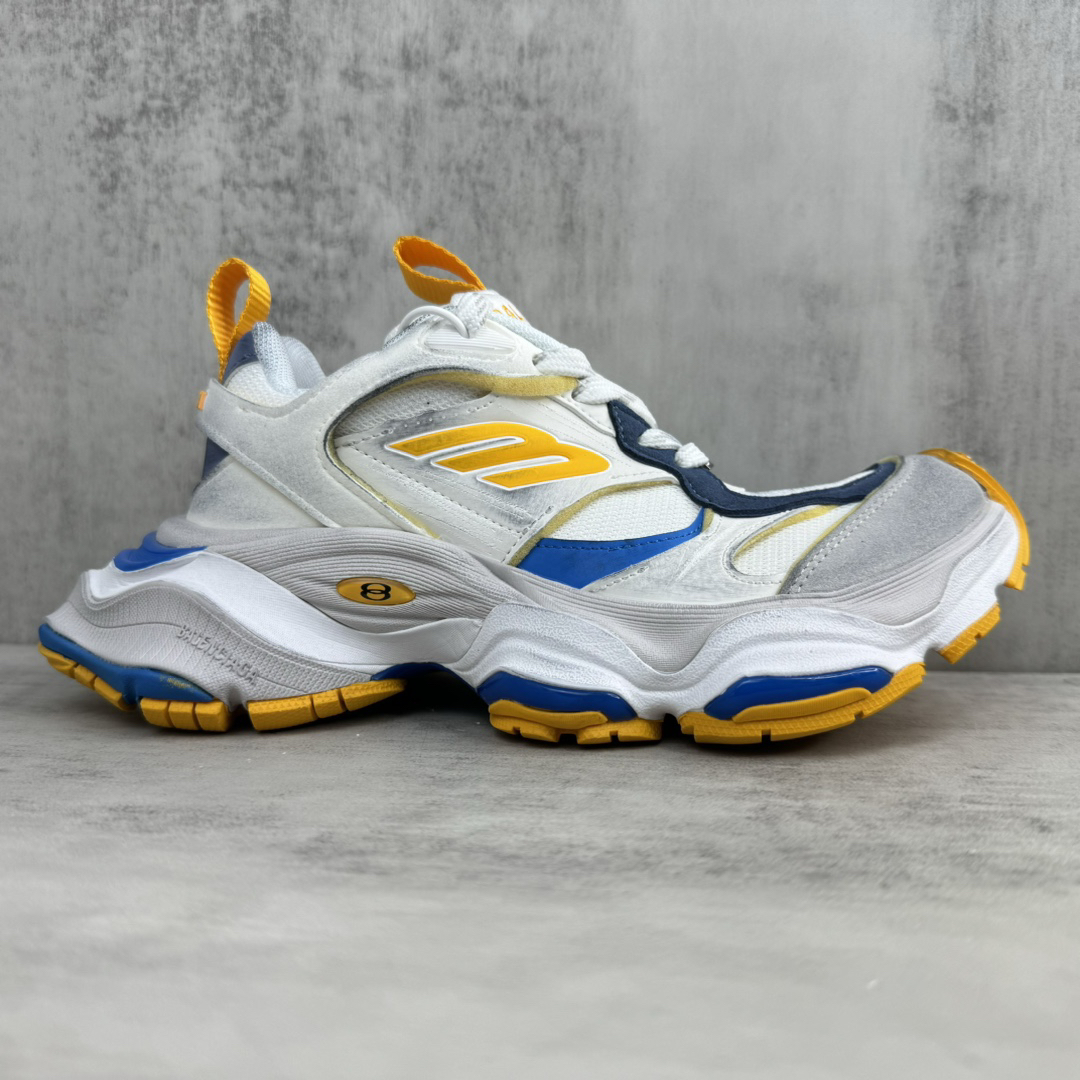 Balenciaga Cargo Sneakers White/Blue/Yellow