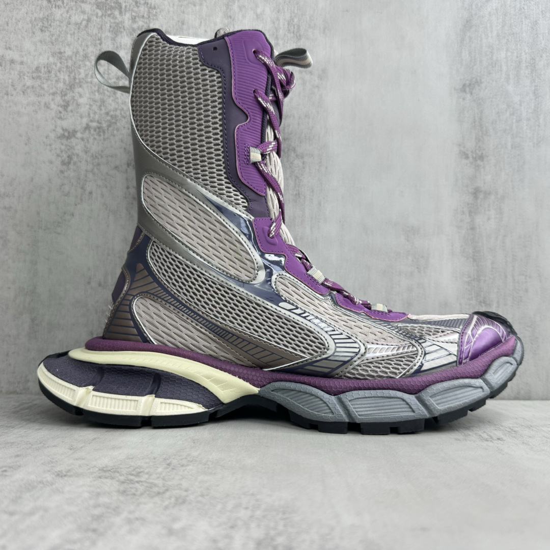 Balenciaga 5XL High-Top Sneakers Purple