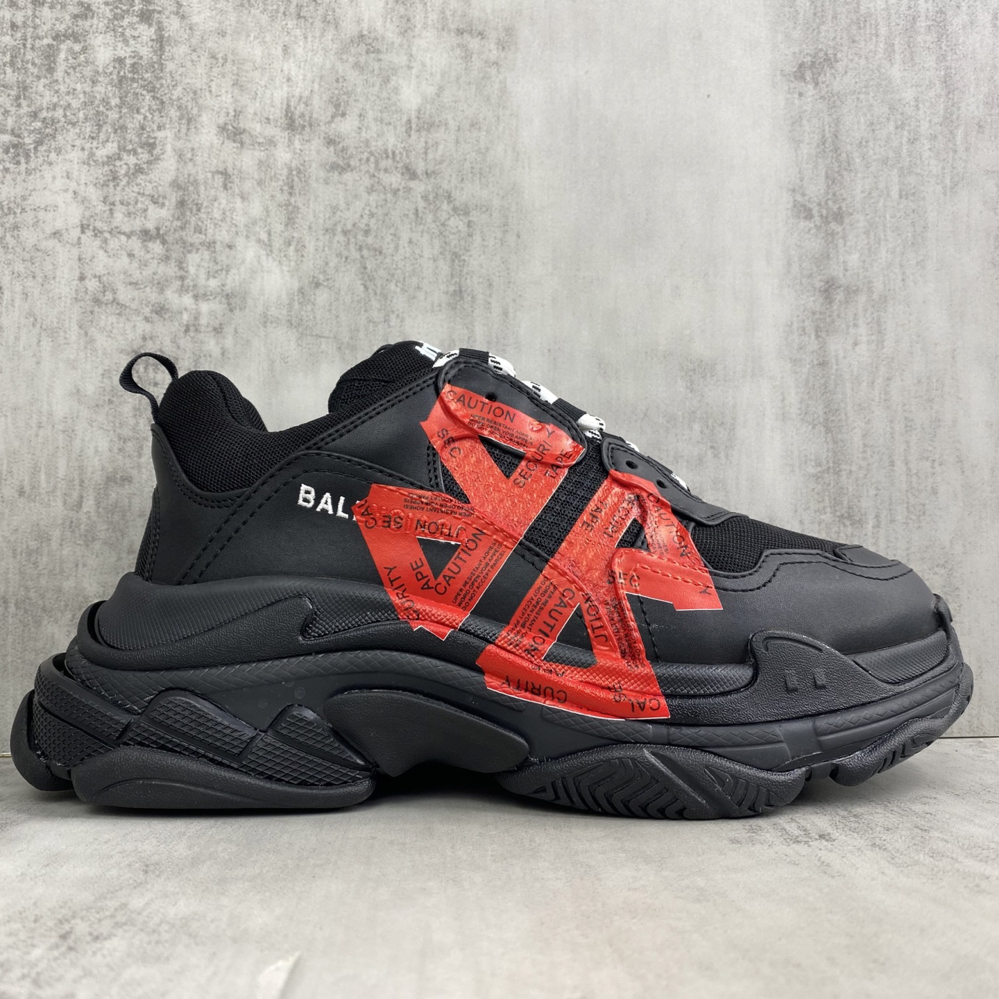 Balenciaga Triple S Chunky Sneakers Black