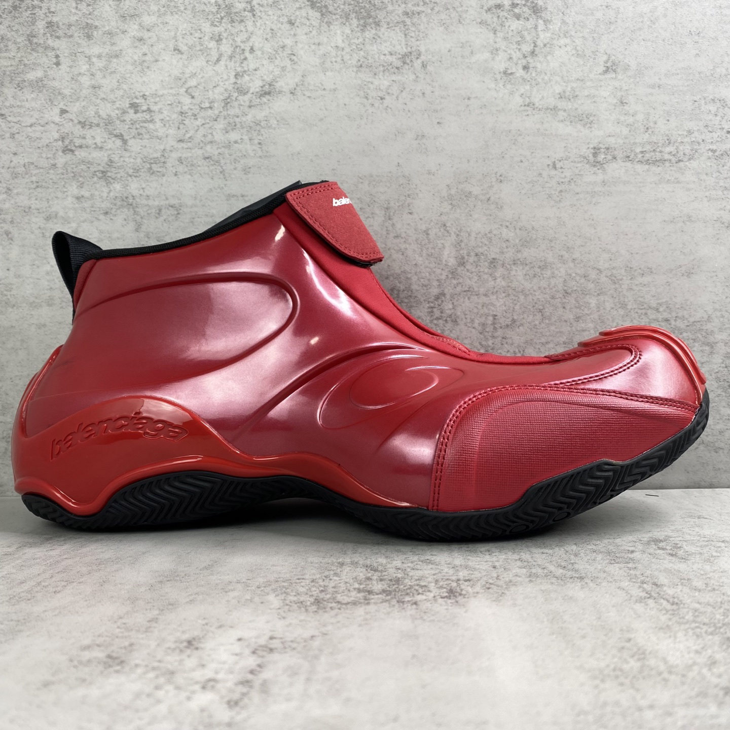 Balenciaga Basketball Zip Sneaker Red