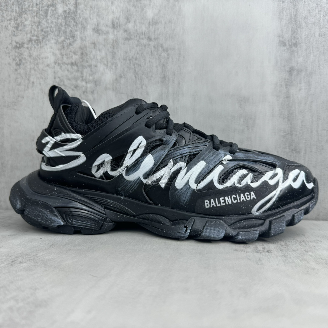 Balenciaga Runner Graffiti Sneakers Black