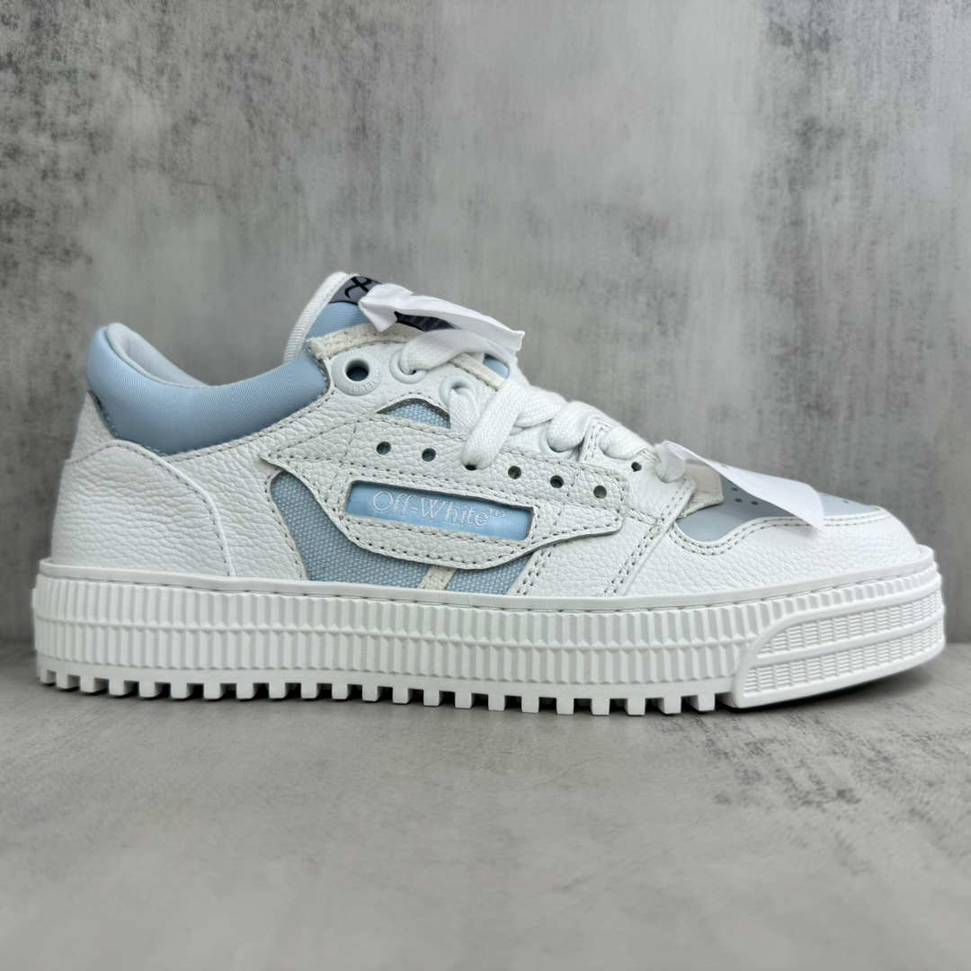 Off-White Low Vulcanized Canvas Shoes White/Blue