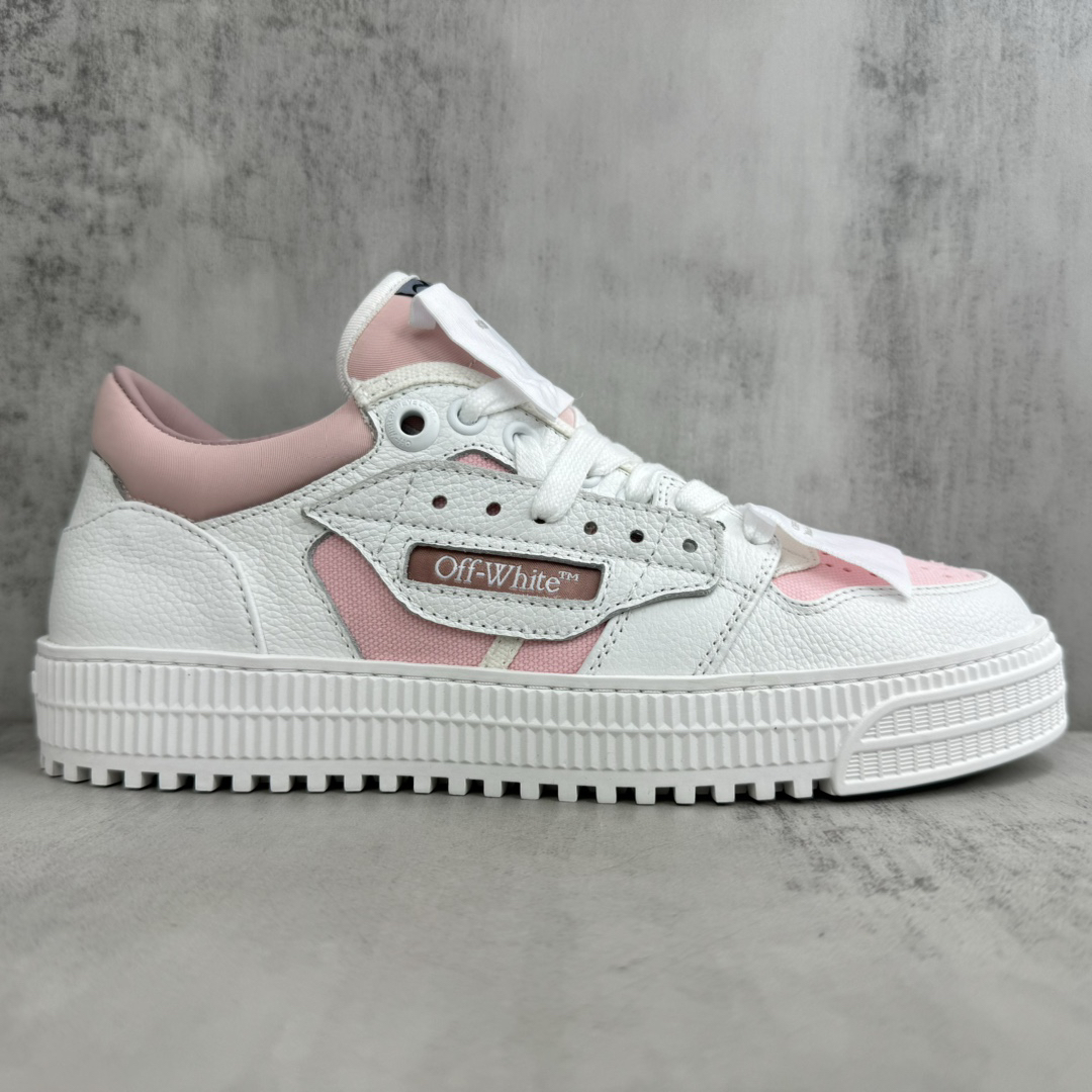 Off-White Low Vulcanized Sneakers White/Pink