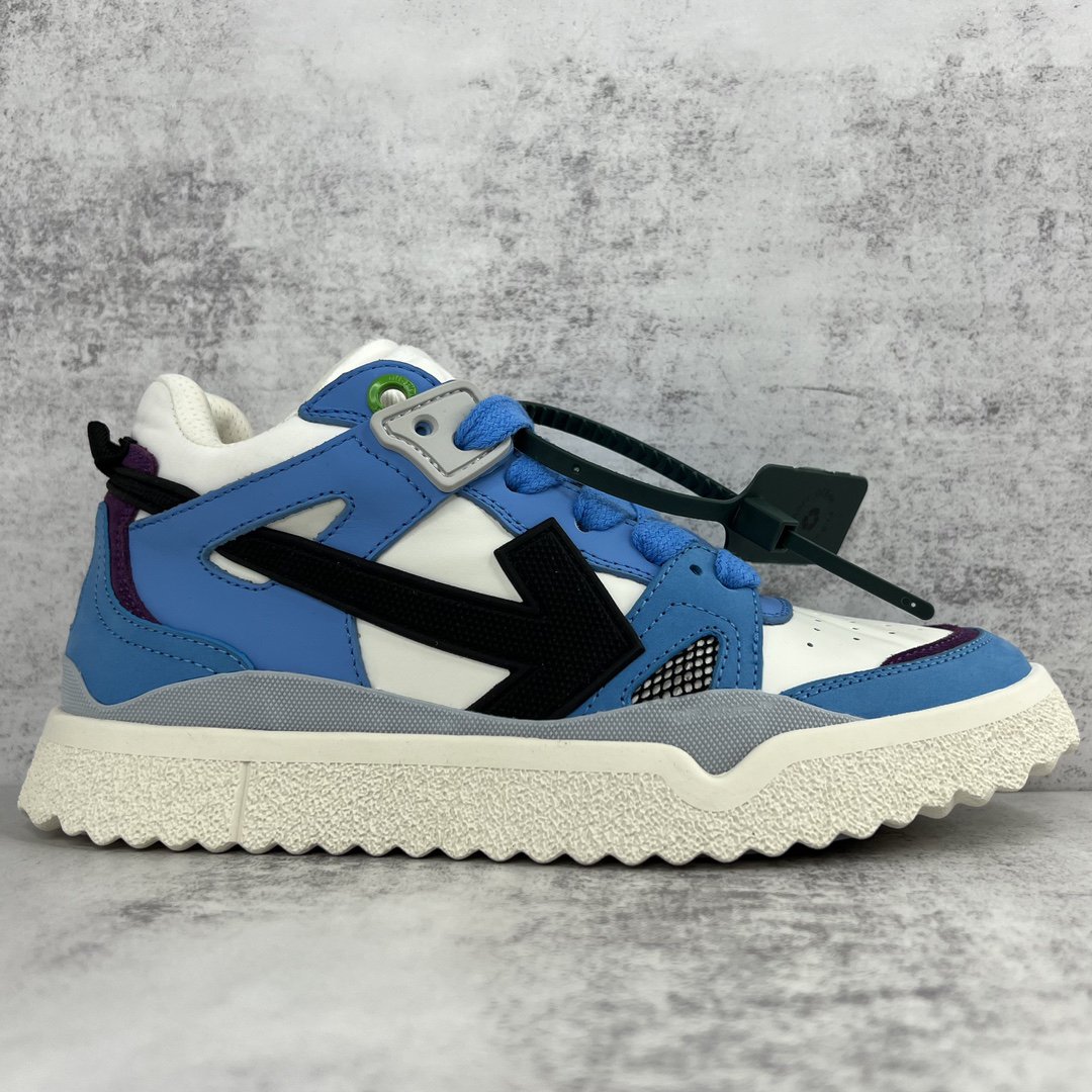 Off-White Low-Top Sneakers Blue