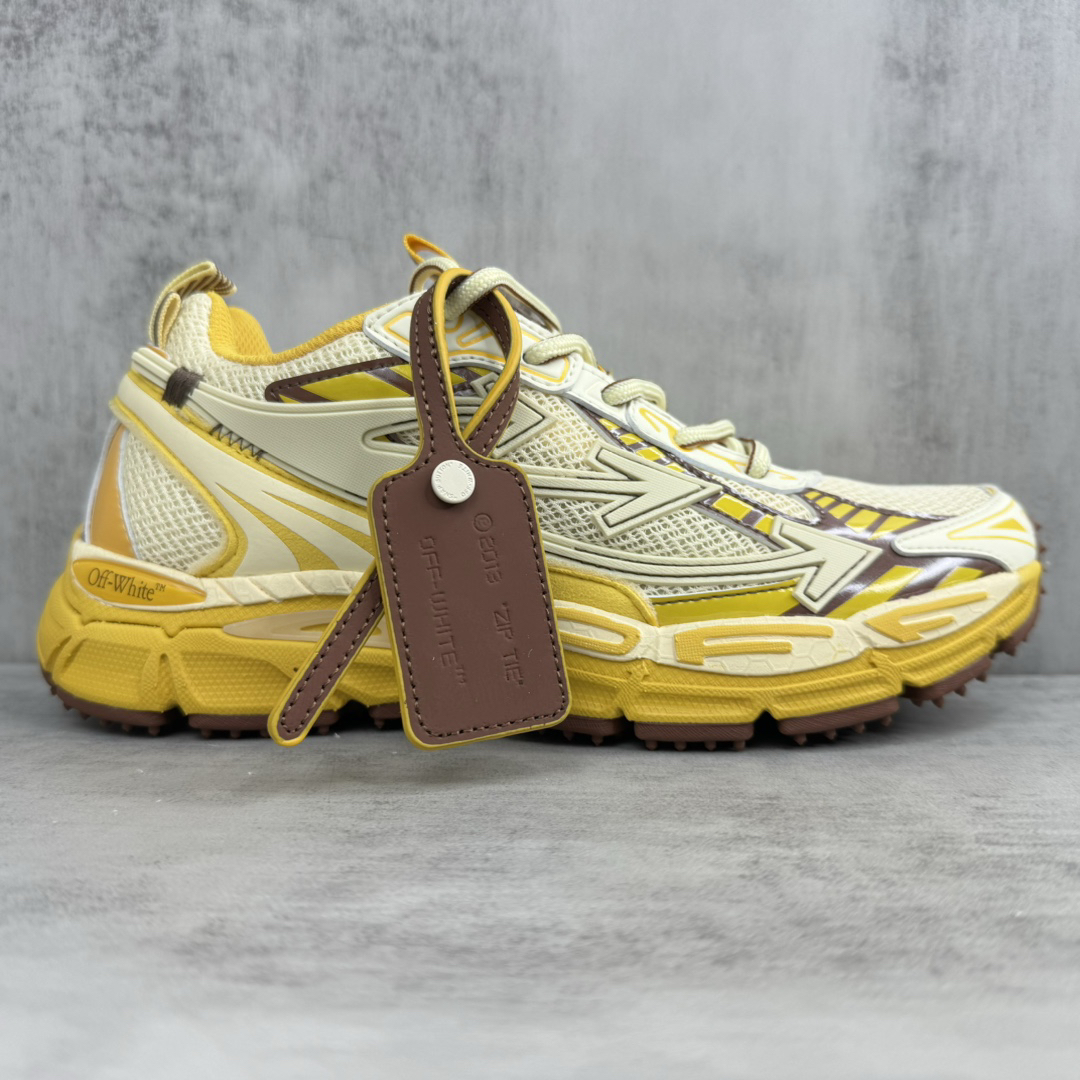 Off-White Co Virgil Abloh Sneakers Yellow