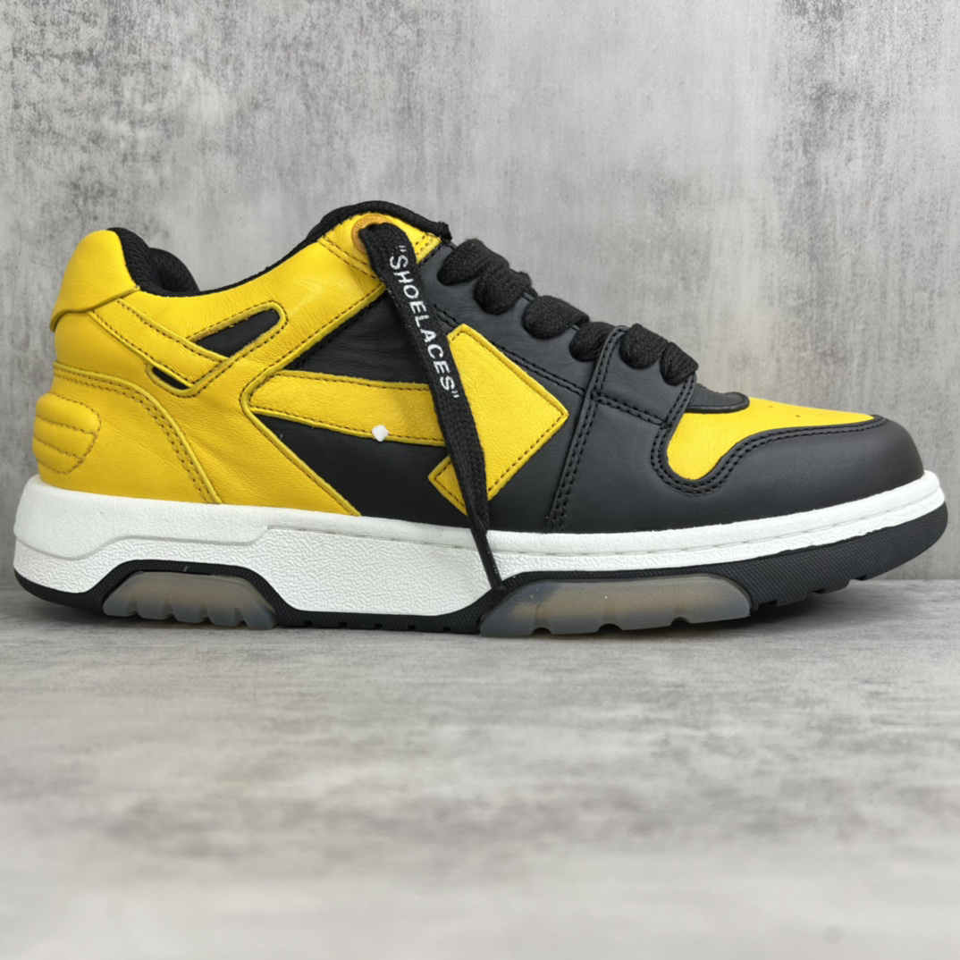 Off-White Low-Top Sneakers Black/Yellow