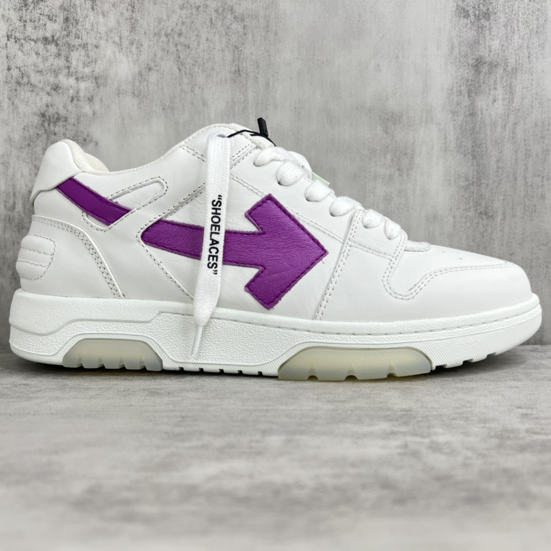 Off-White Low-Top Arrow Sneaker White/Purple