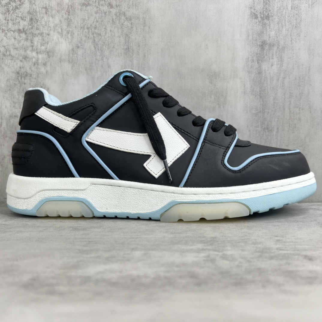 Off-White Low-Top Sneakers Black/Blue