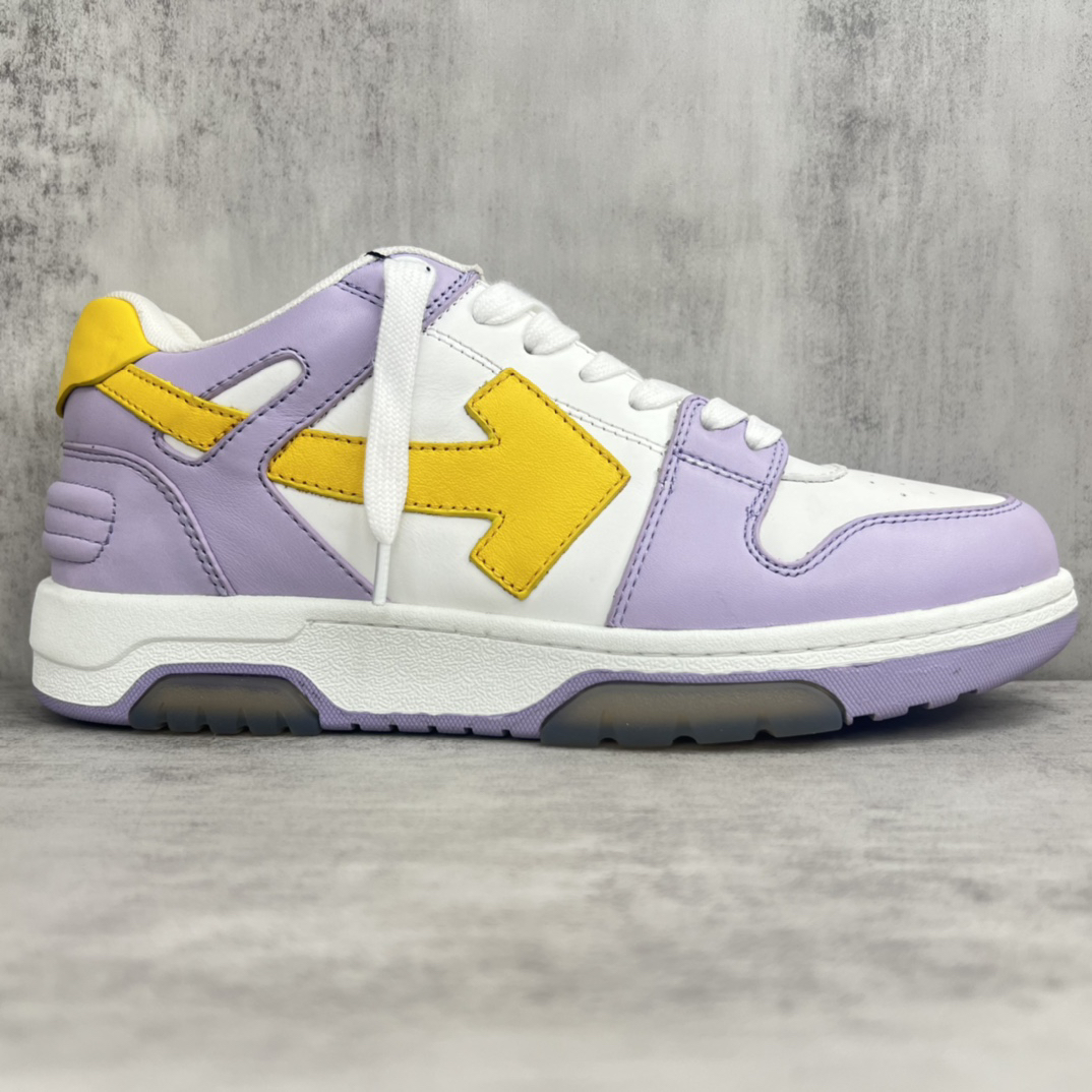 Off-White Low-Top Sneakers Purple/White/Yellow