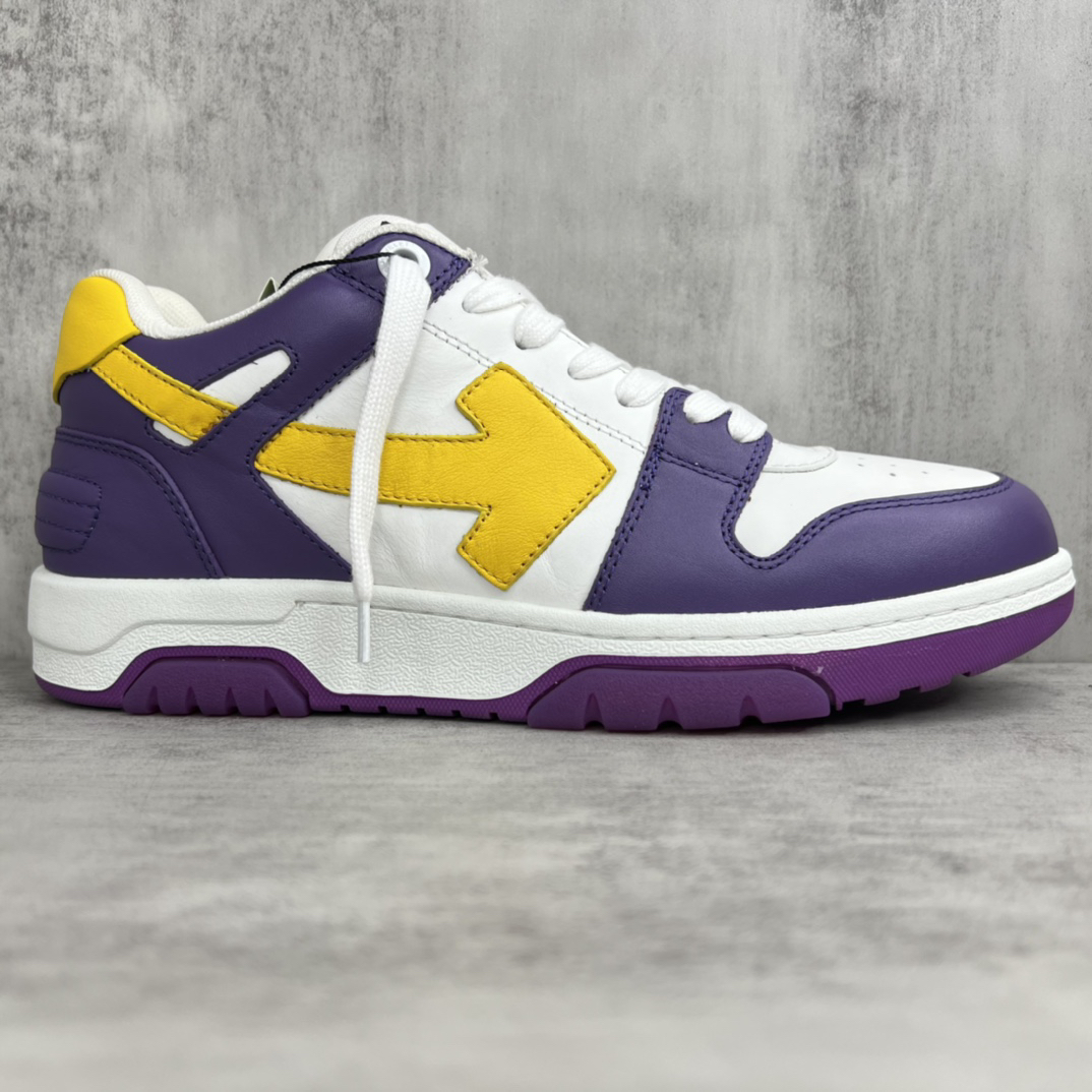 Off-White Low-Top Sneakers Purple/White/Yellow