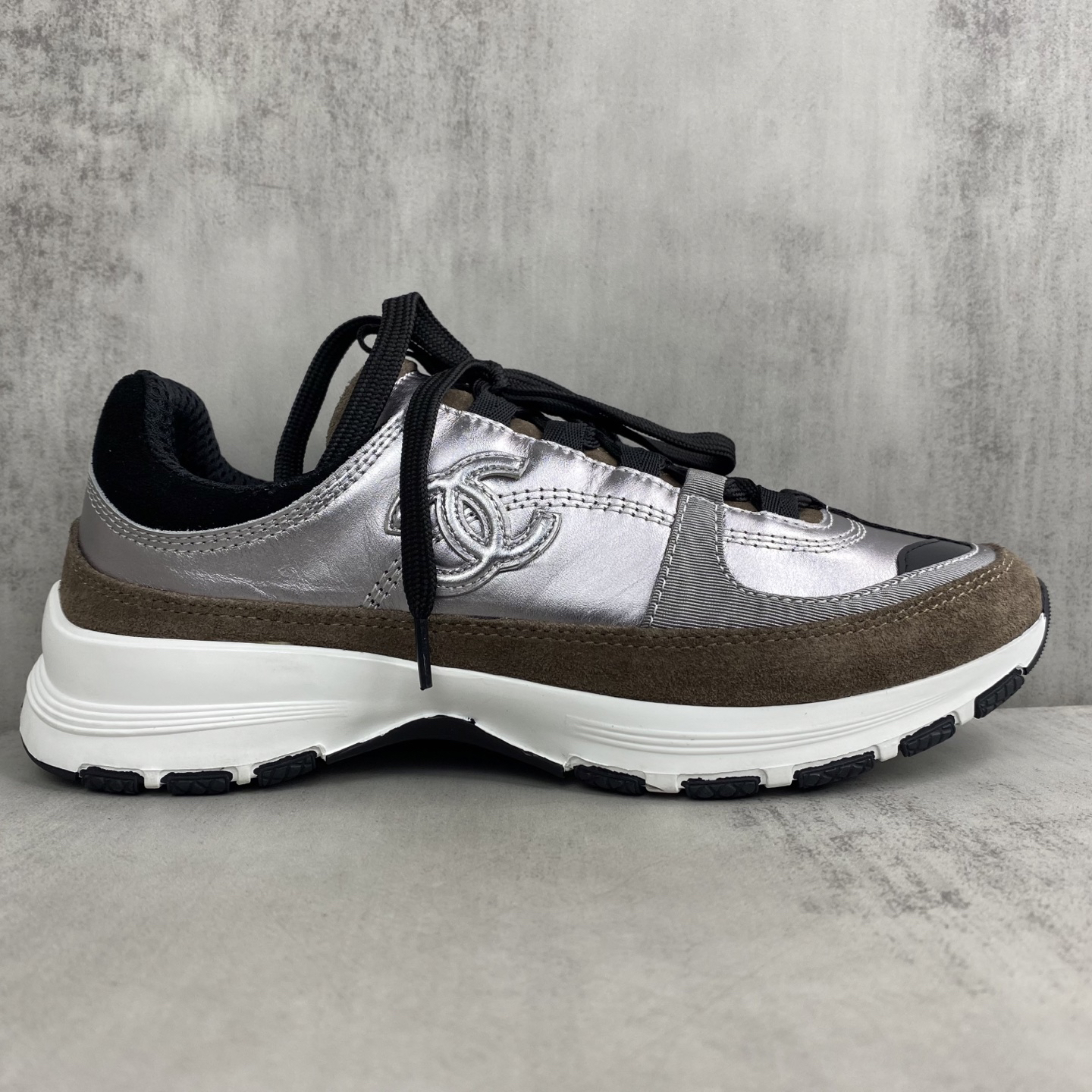 Chanel Sport Sneakers Silver
