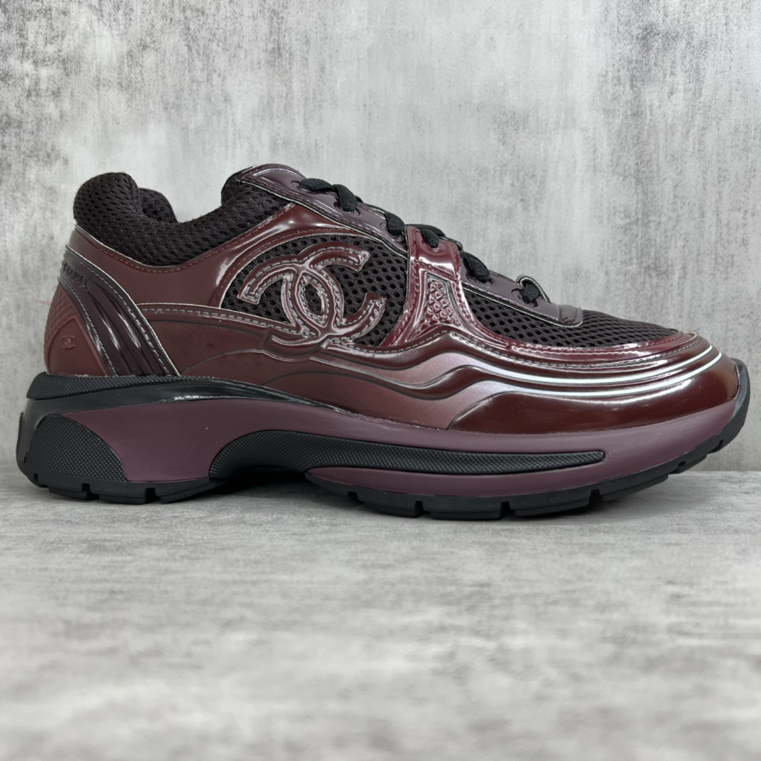 Chanel Resort Sport Sneakers Burgundy