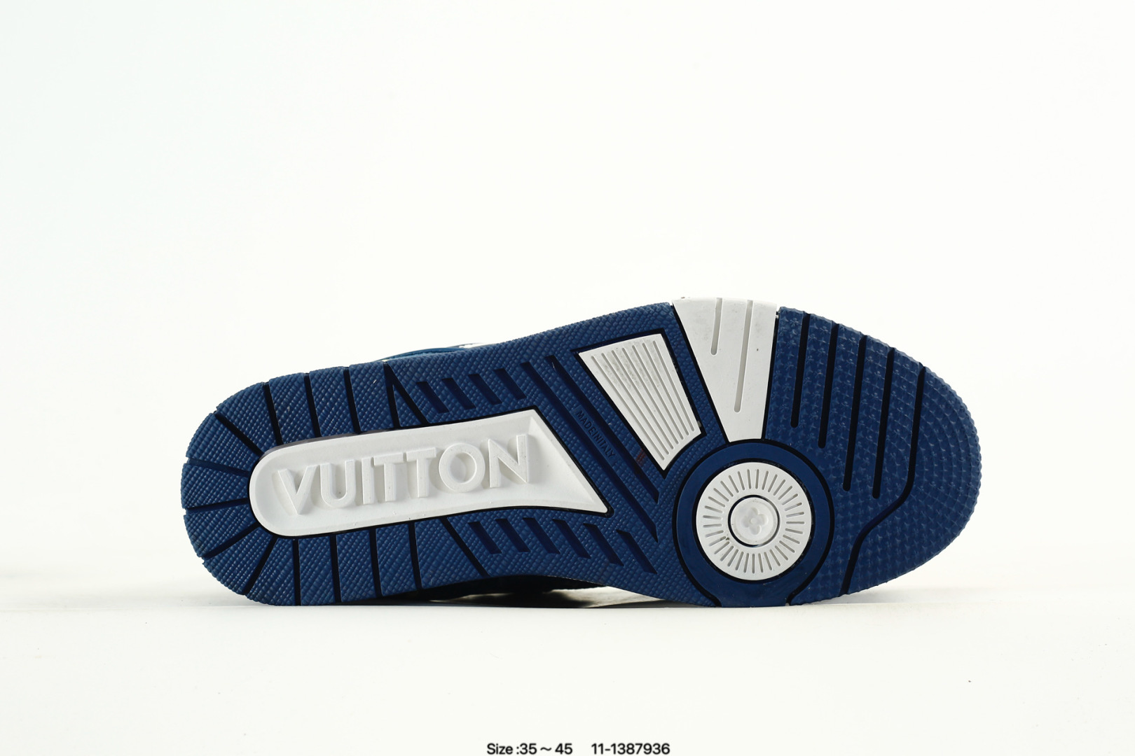Louis Vuitton Trainer Low Denim Sneakers Blue