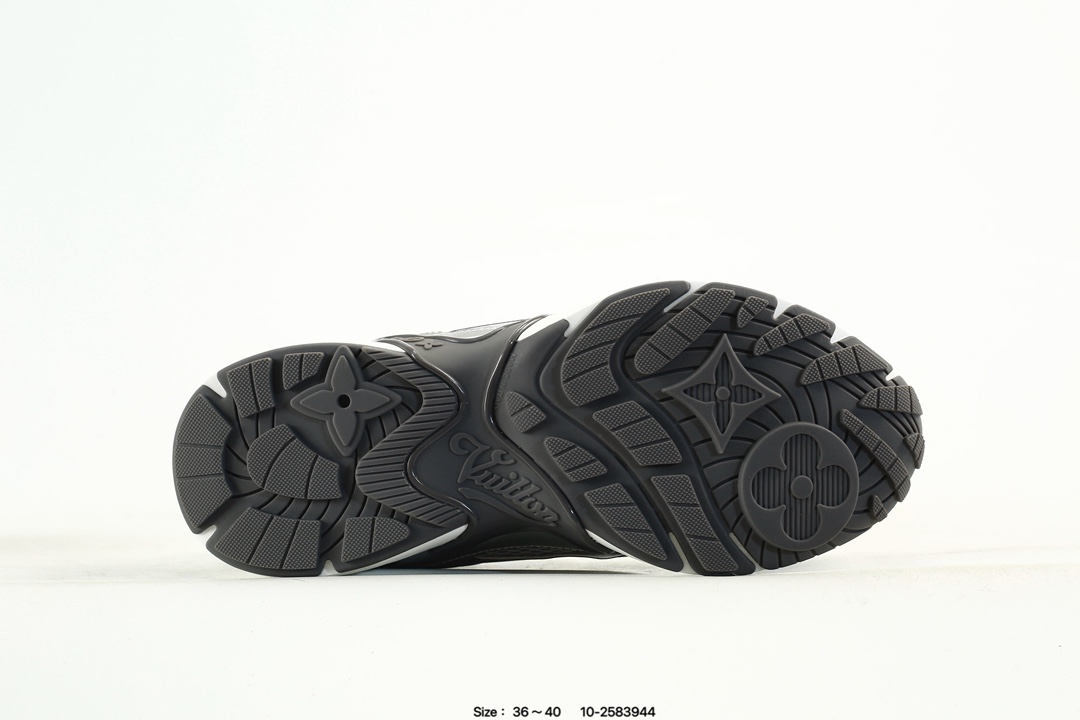 Louis Vuitton Trainer Low Sneaker Silver
