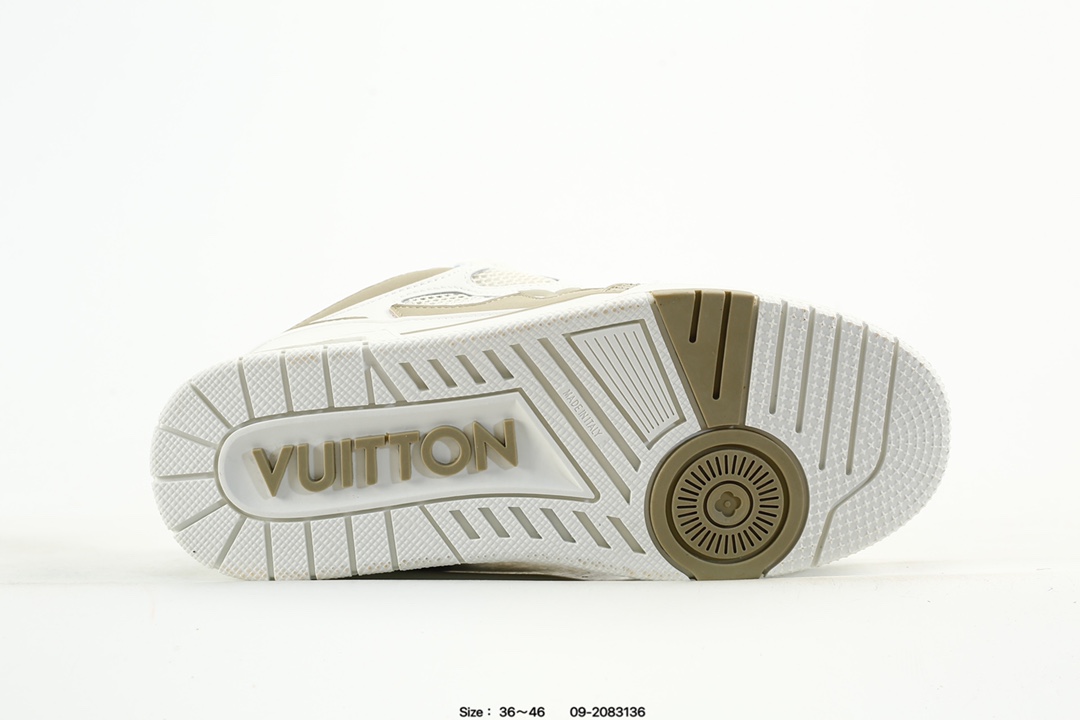 Louis Vuitton Trainer Low Sneakers Khaki