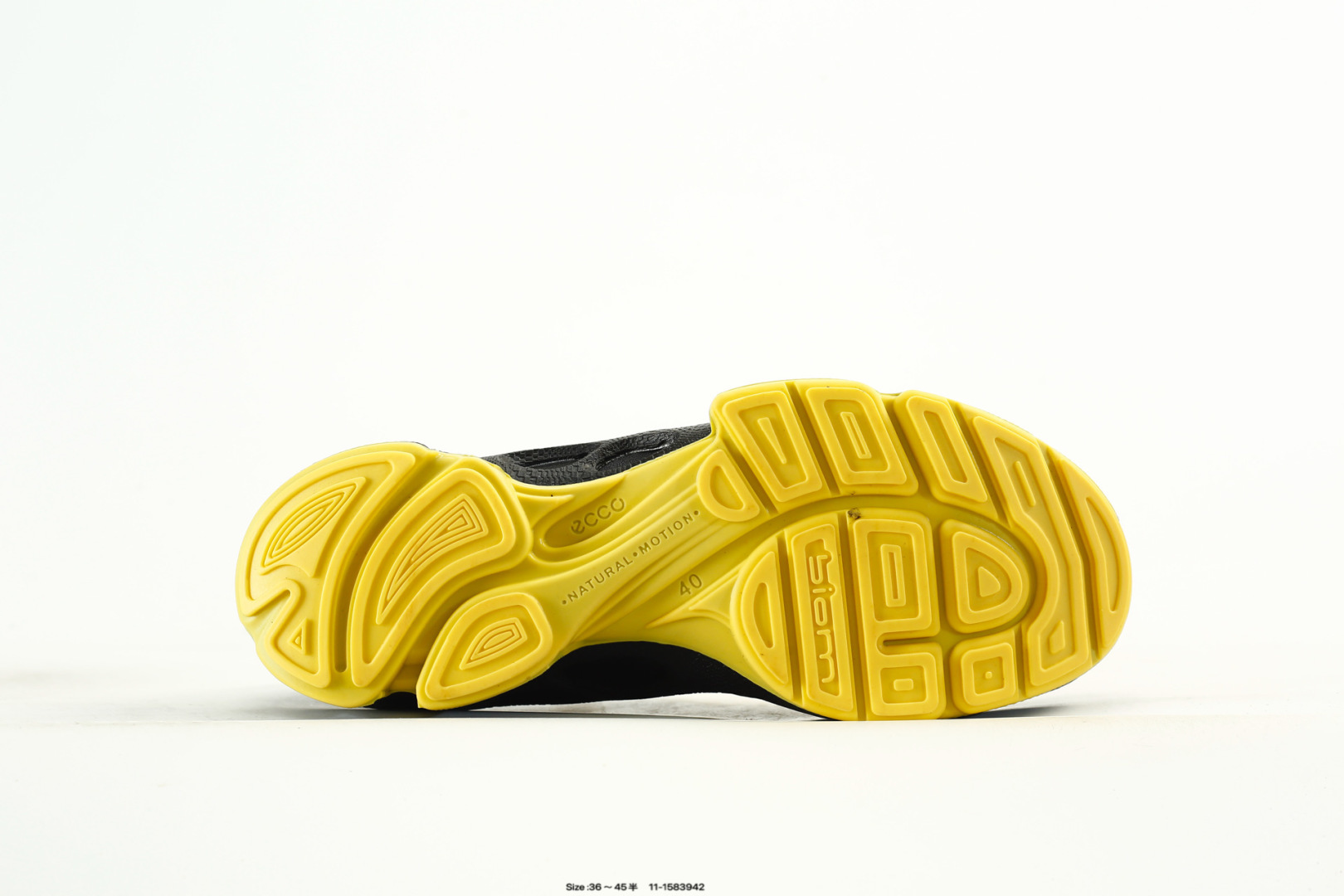 ECCO Biom Breathable Sneakers Black/Yellow