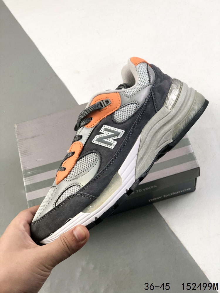 New Balance 992 Retro Runner Grey/Orange