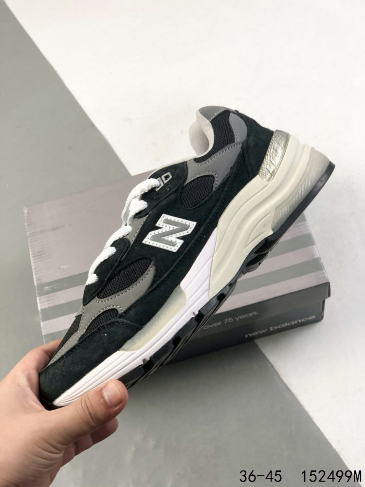 New Balance 992 Made in USA Sneakers Black/Gray