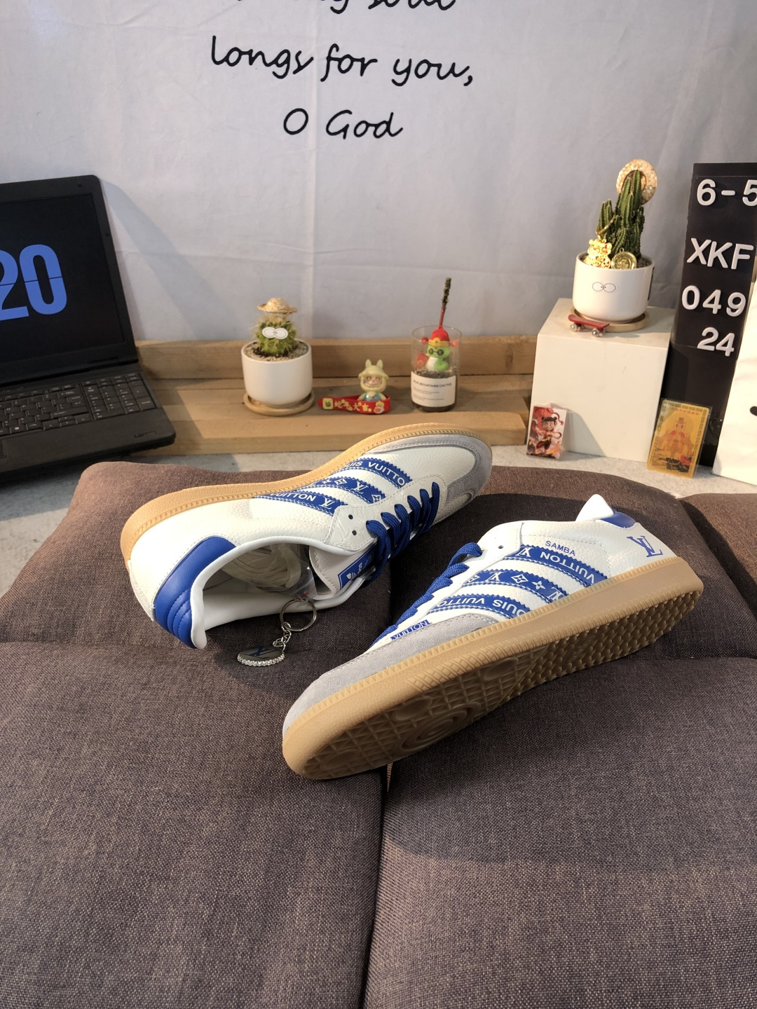 Adidas Samba OG Low Sneakers White/Blue