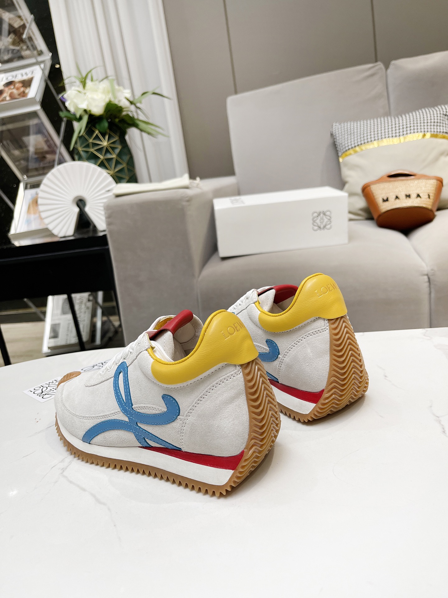 Loewe Hidden Lift Retro Runner Sneakers Multicolor